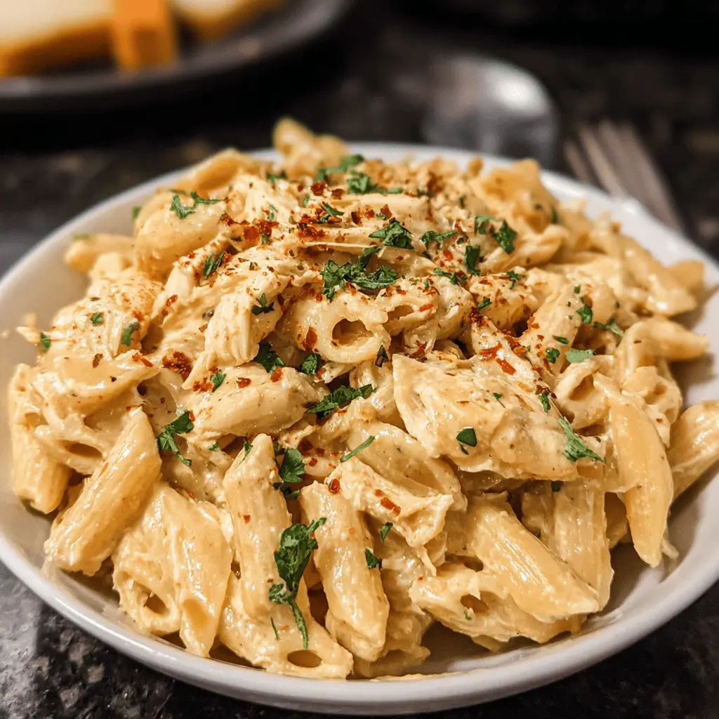 Easy Crock Pot Cajun Chicken Pasta Recipe