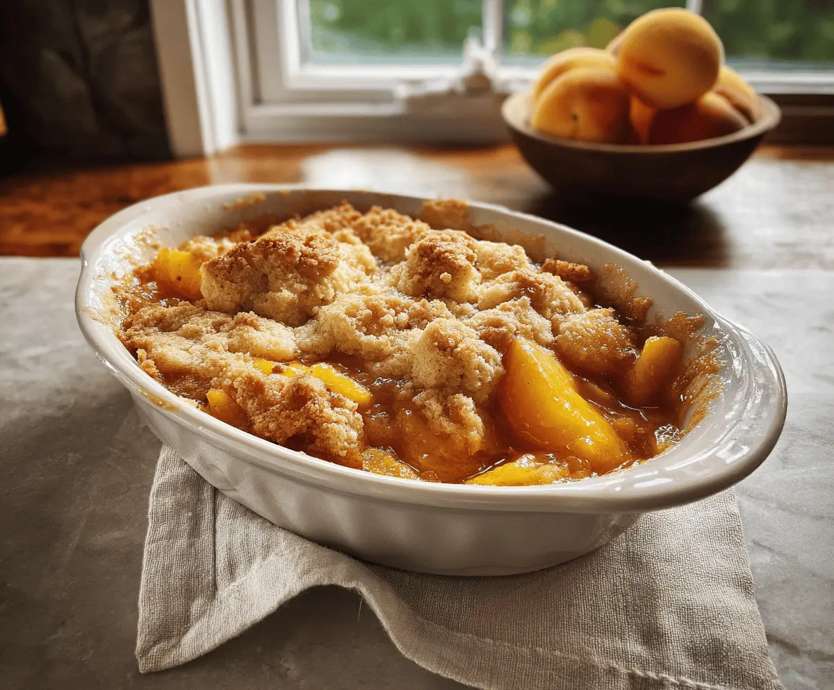 Classic Southern Peach Cobbler Recipe
