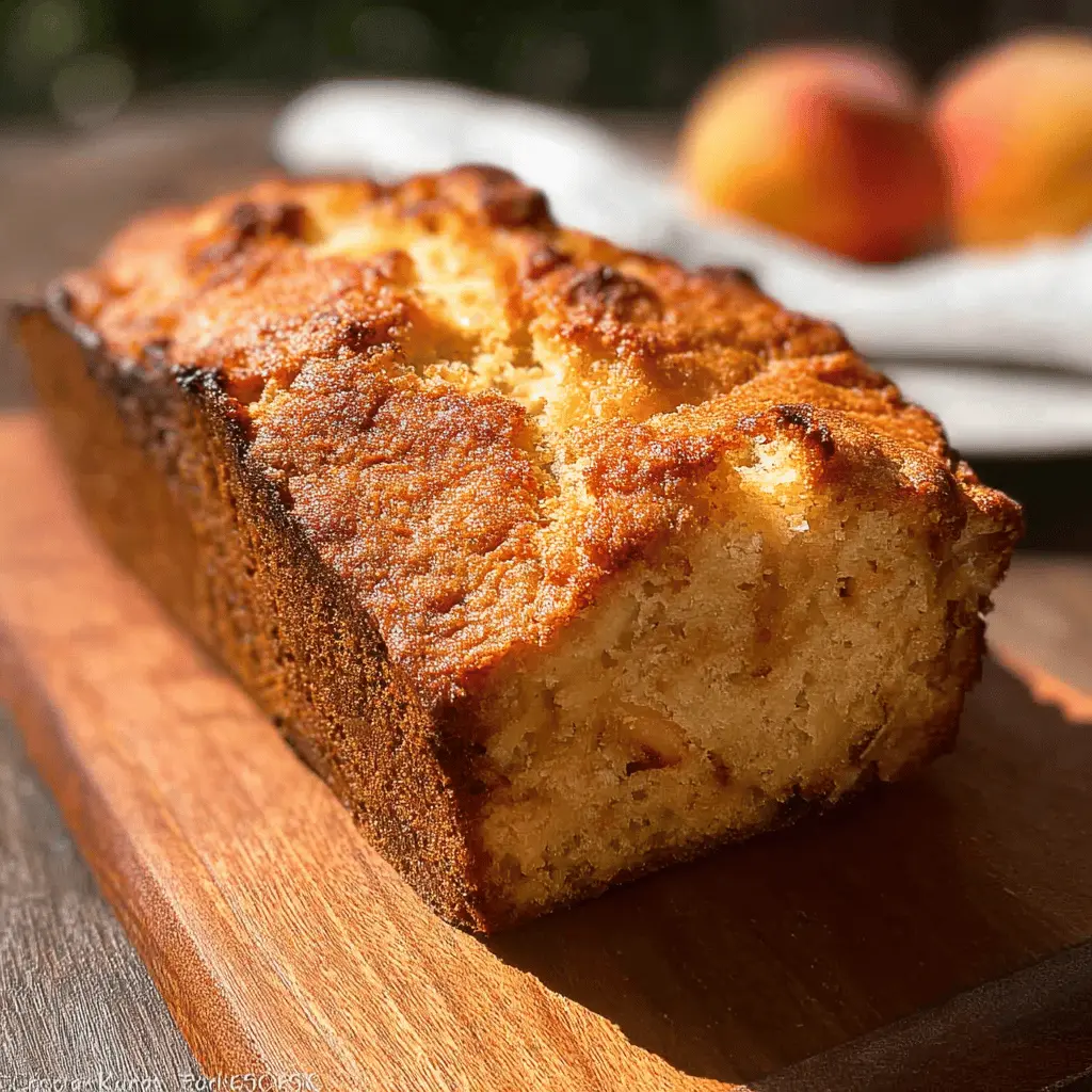Moist Southern Peach Bread Recipe