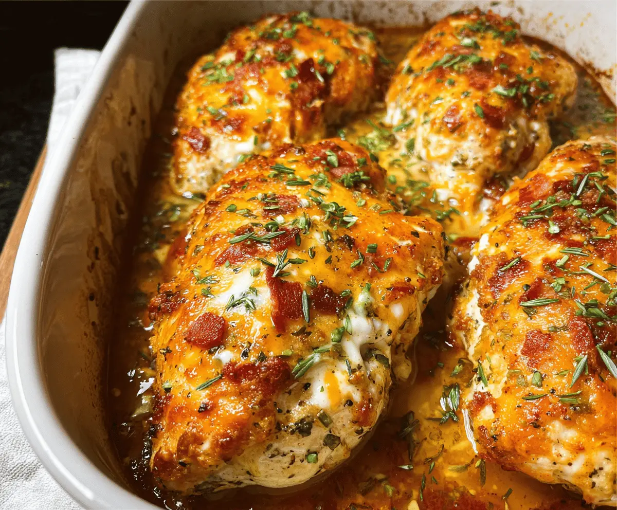 Easy Baked Crack Chicken Breasts Recipe