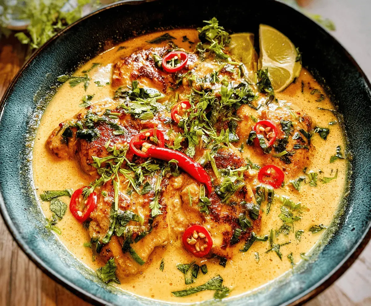 Easy Creamy Coconut Milk Chicken Recipe