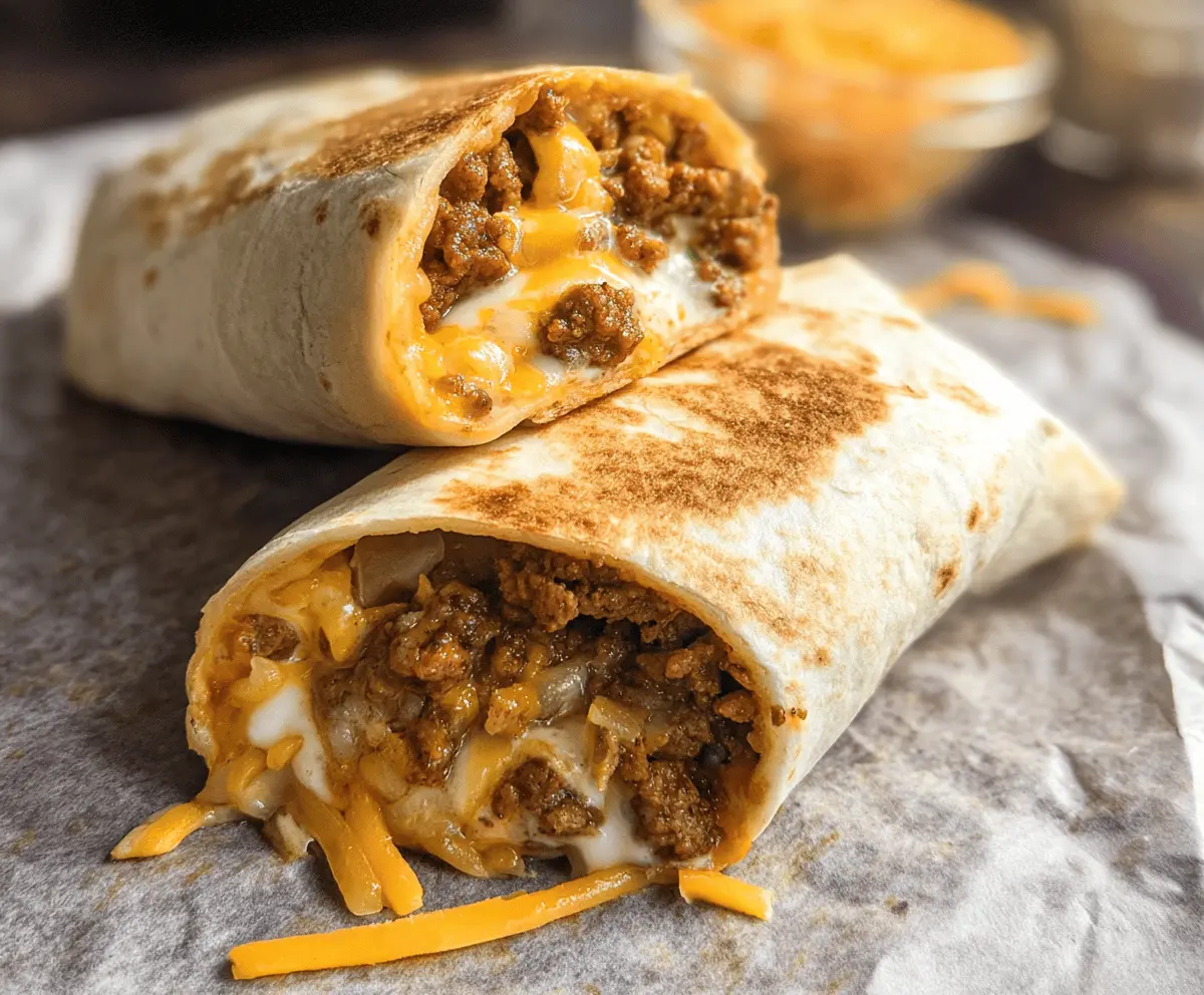 Easy Beefy Melt Burrito Recipe from Taco Bell