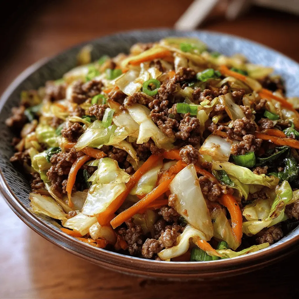 Easy Chinese Beef and Cabbage Stir-Fry Recipe