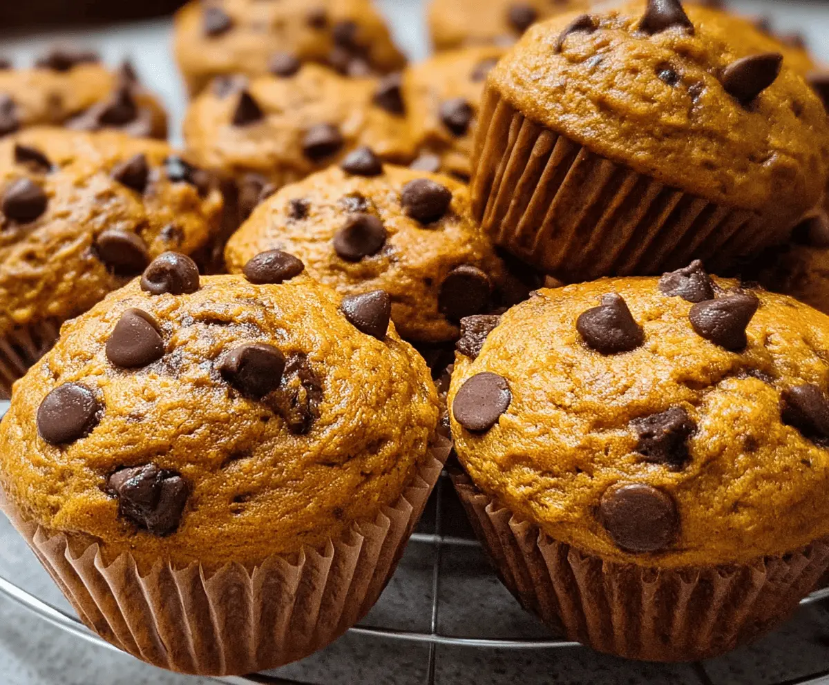 Easy Pumpkin Chocolate Chip Muffins Recipe