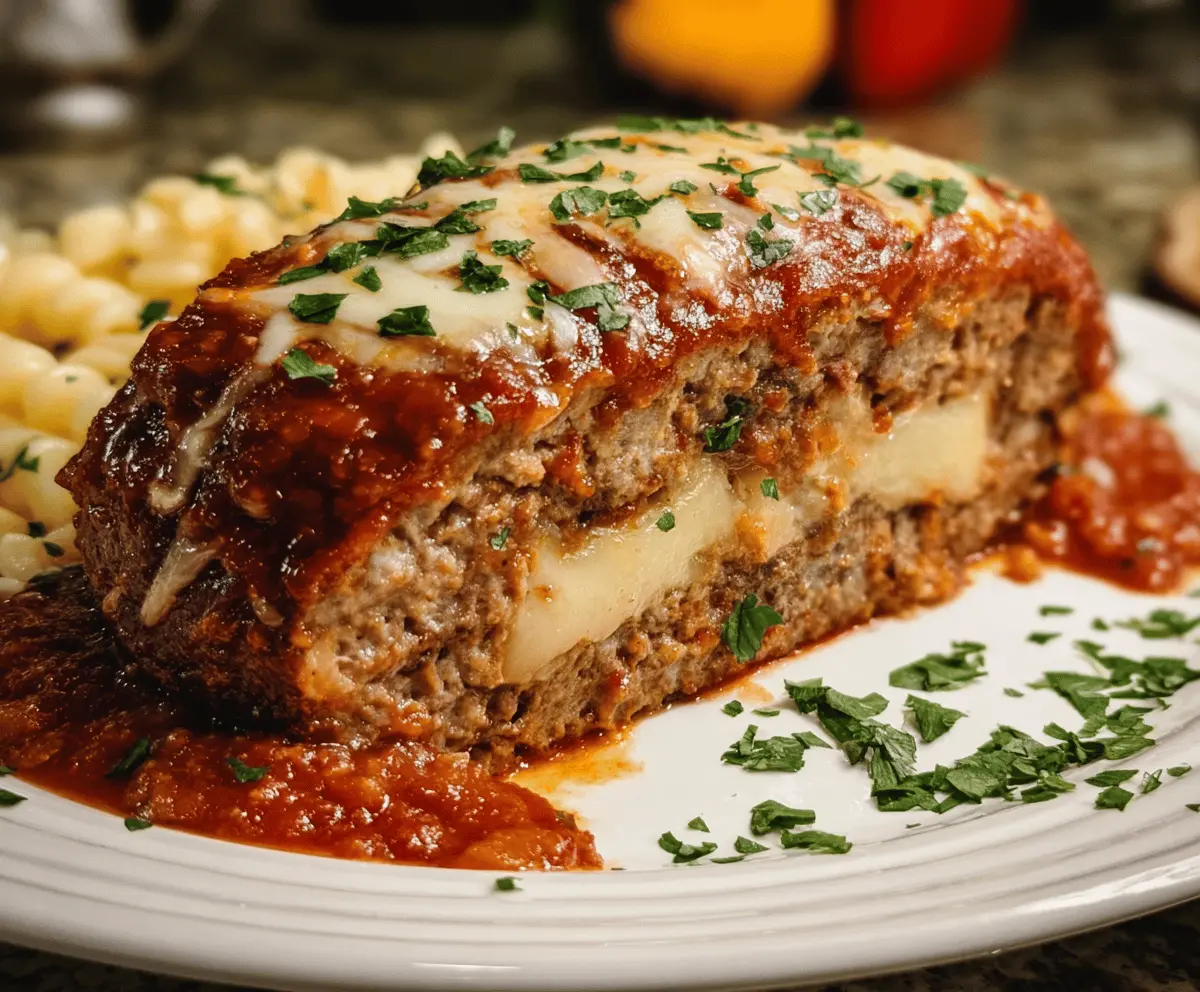 Easy Stuffed Italian Meatloaf Recipe