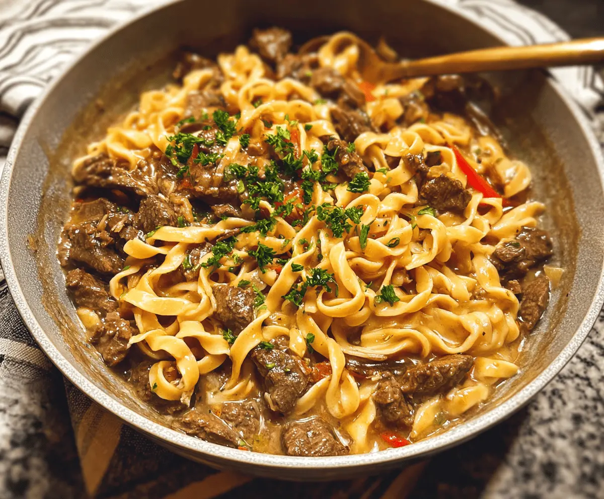 Quick and Easy 30-Minute Beef and Noodles