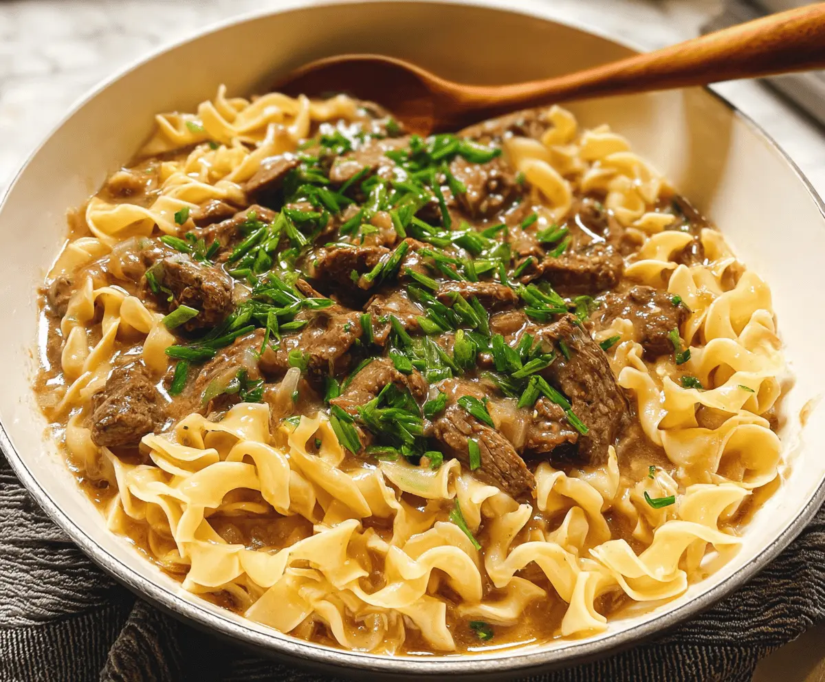 Easy 30-Minute Beef and Noodles Recipe