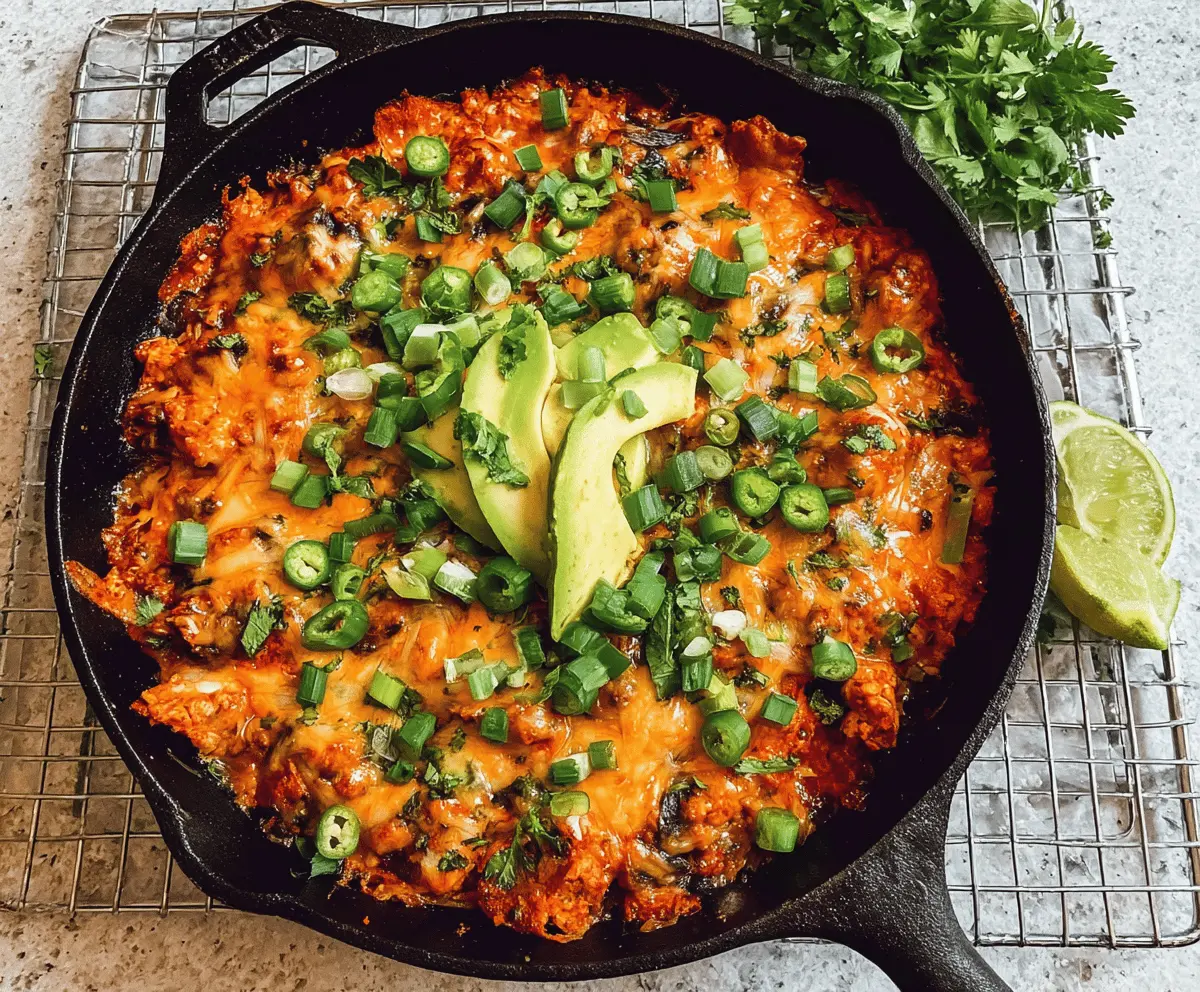 Healthy Enchilada Skillet Recipe for Dinner