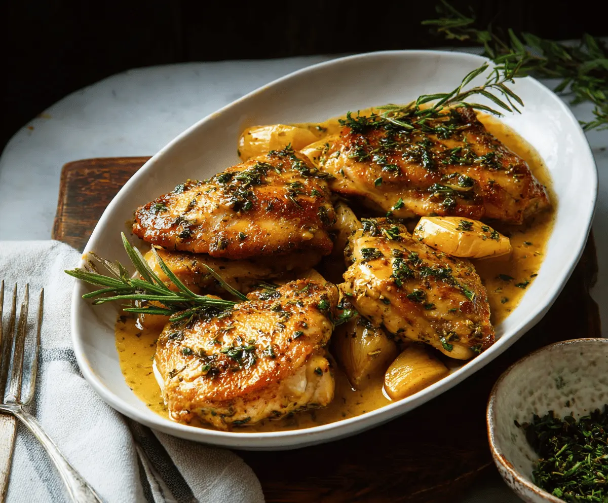 Apple Cider Chicken Recipe