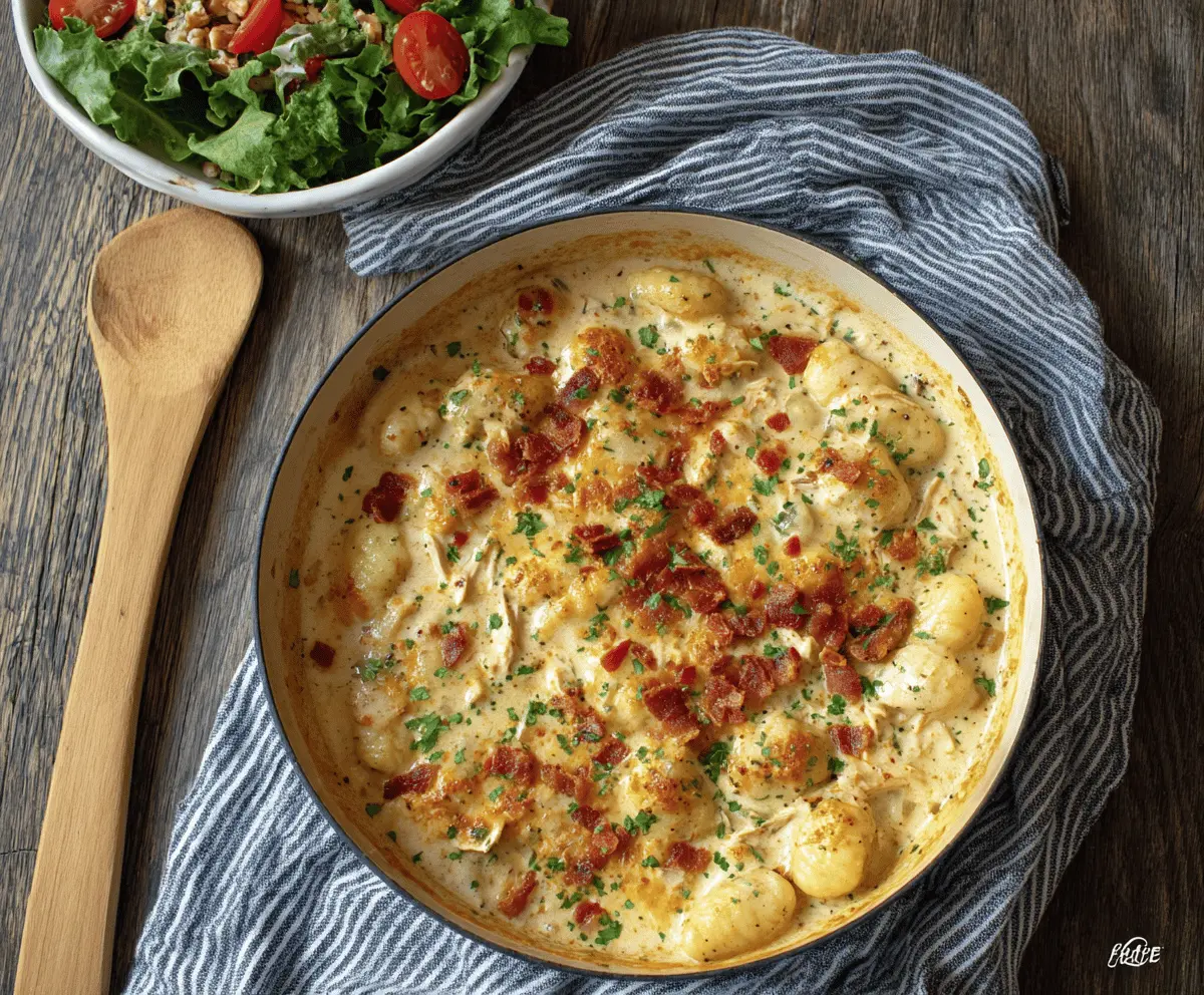 Creamy Crack Chicken Gnocchi