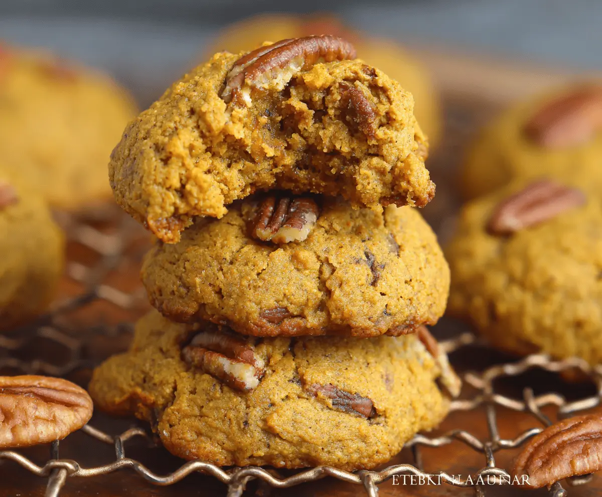 Pumpkin Pecan Cookies