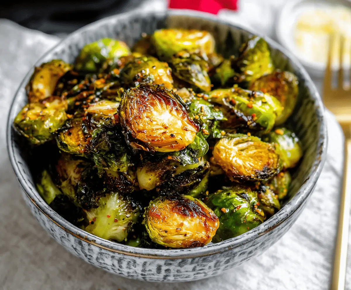 Air Fryer Brussels Sprouts