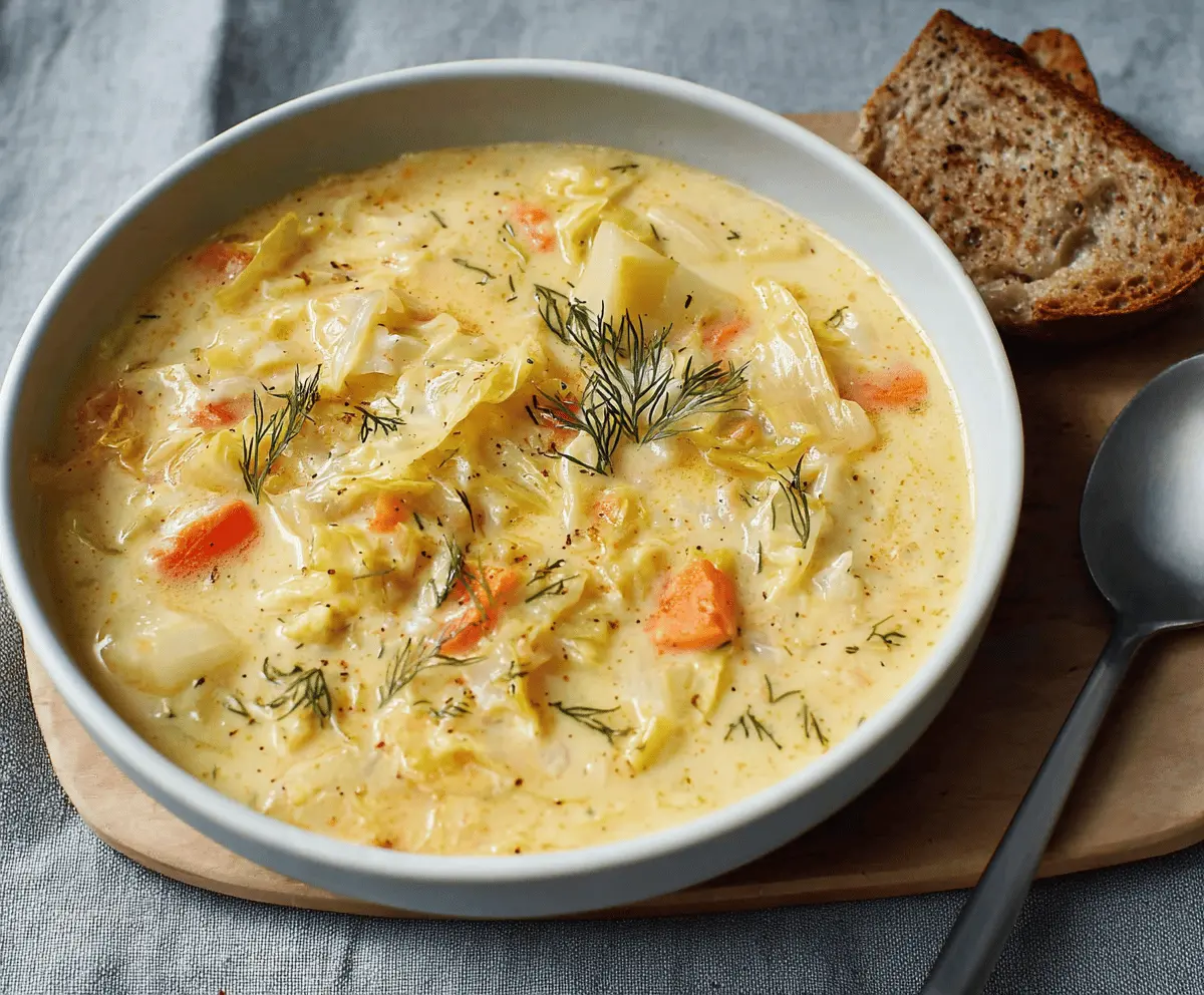 Creamy Cabbage Soup
