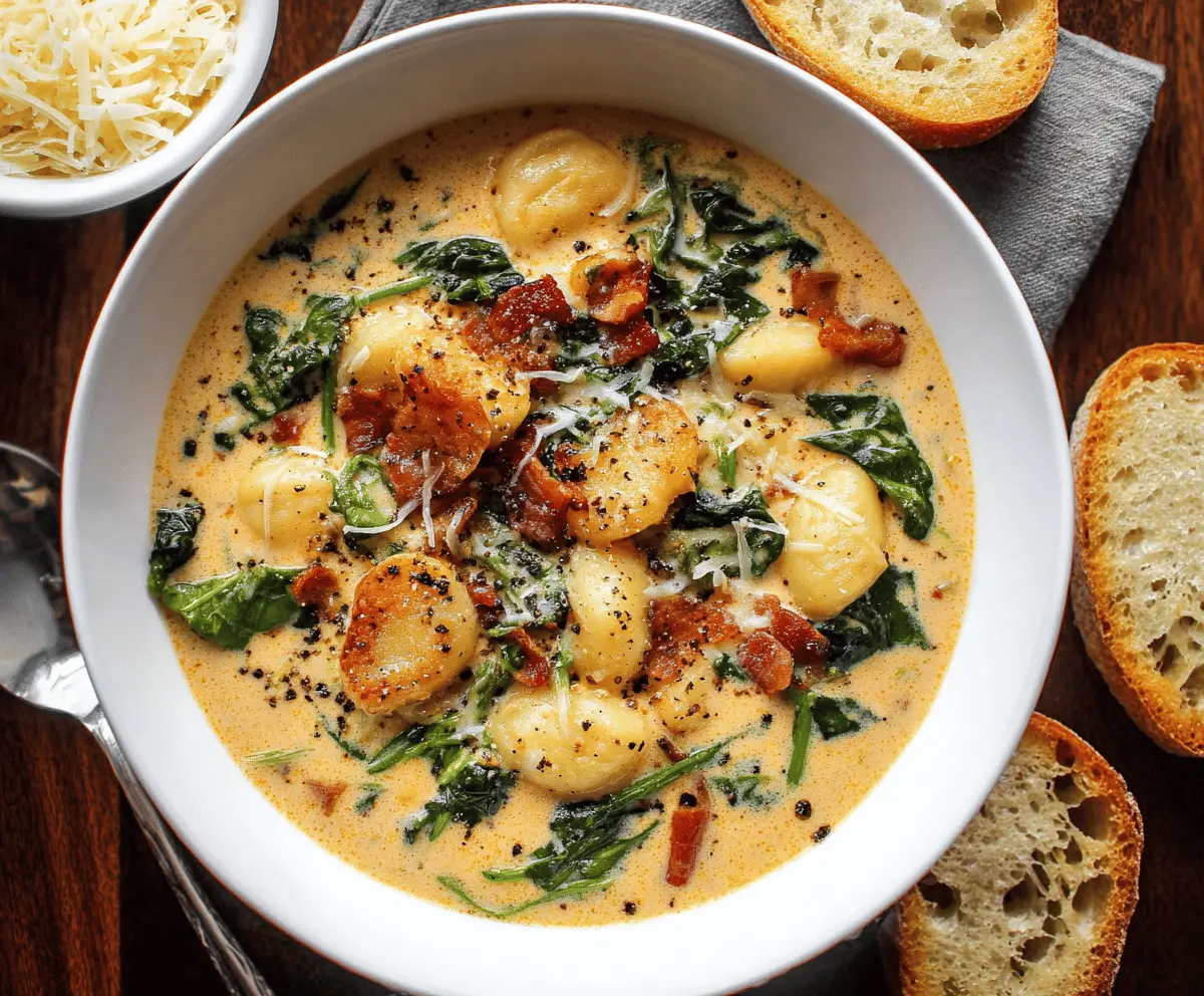 Creamy Gnocchi Soup
