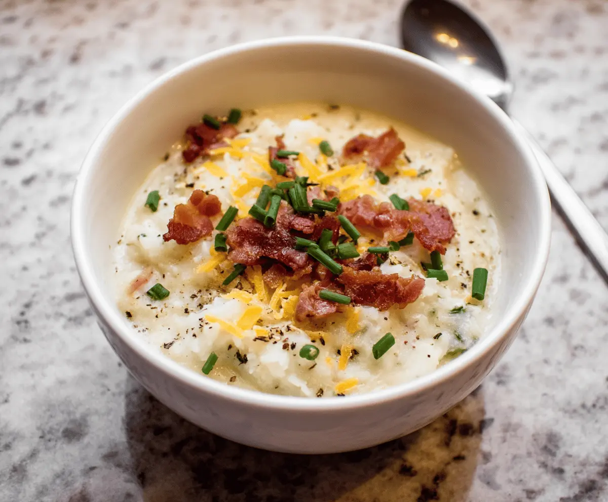 Leftover Mashed Potato Soup