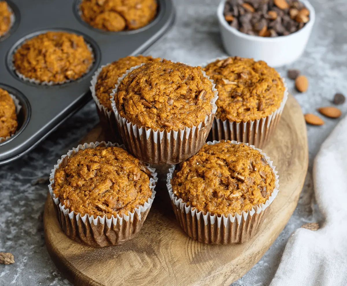 Pumpkin Almond Flour Muffins