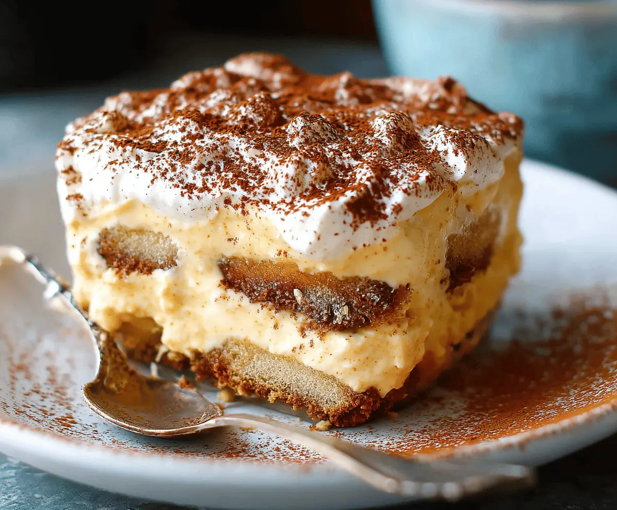 Pumpkin Chai Tiramisu