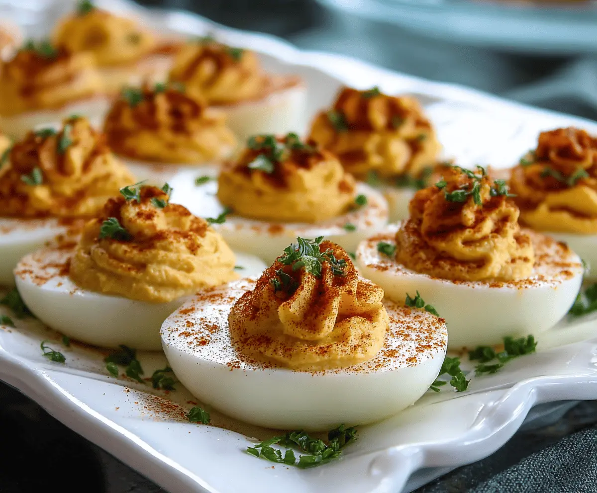 Cajun Deviled Eggs