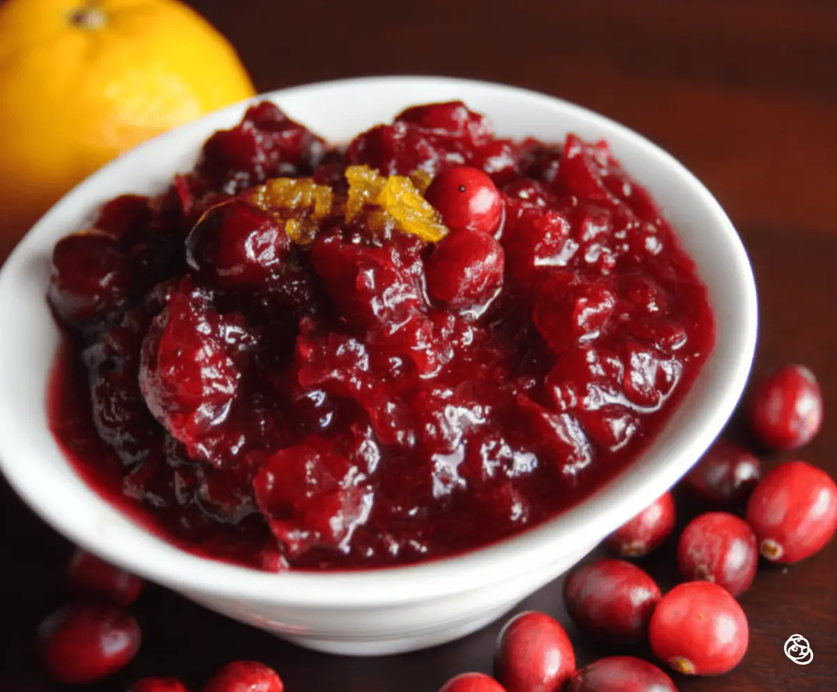 Cranberry Sauce With Orange Marmalade