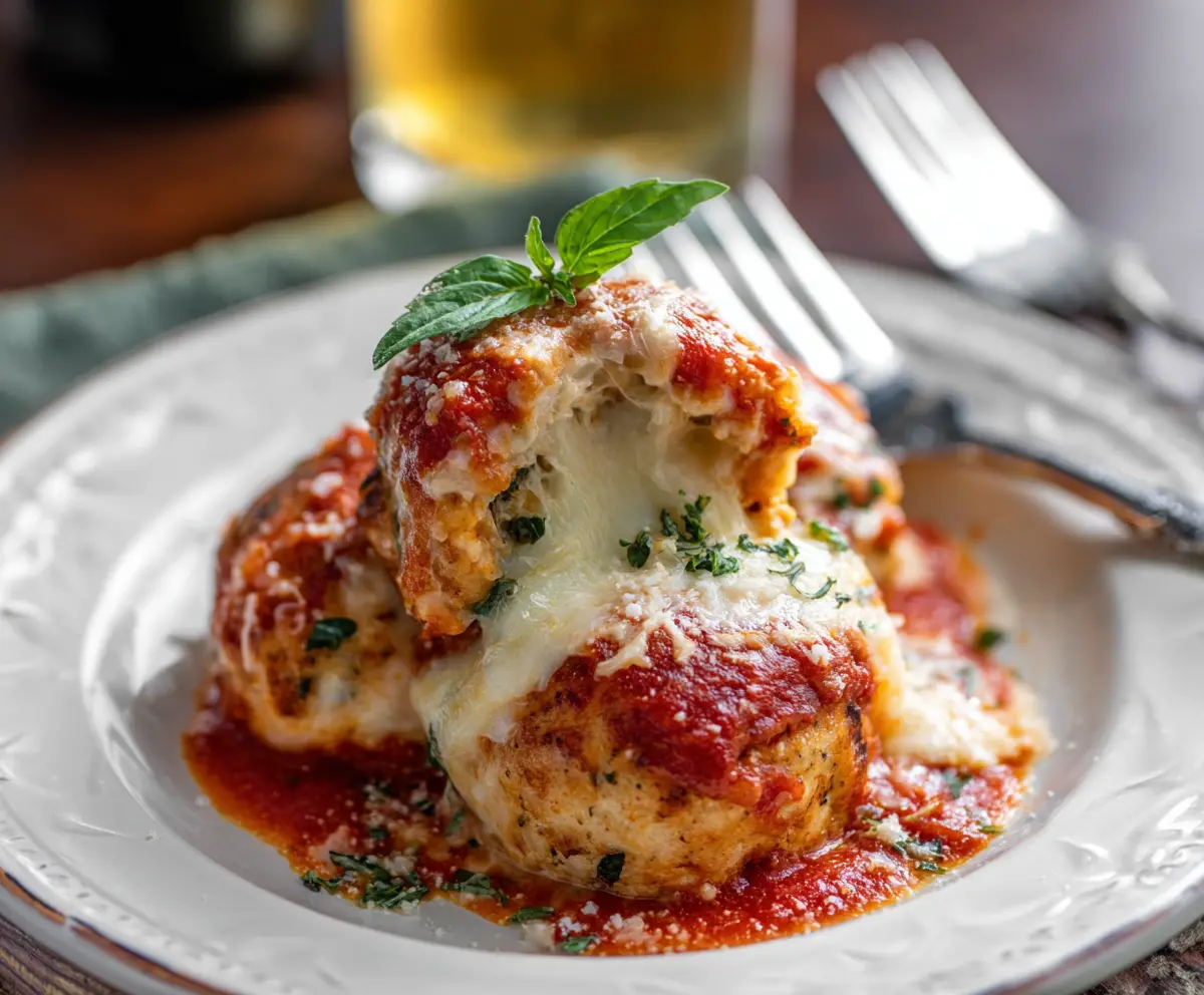 Chicken Parmesan Meatballs