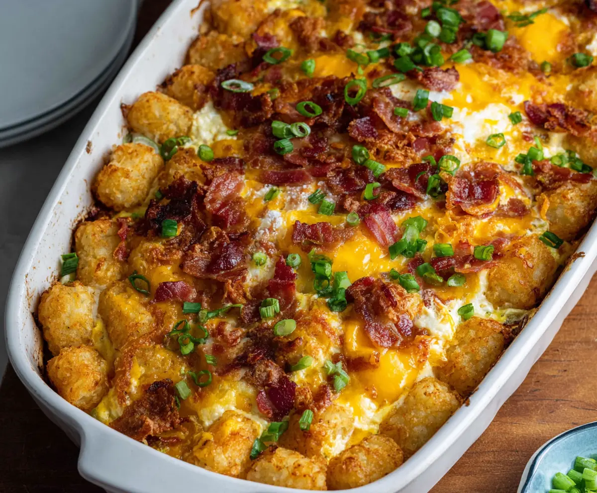 Crack Breakfast Casserole Tater Tot