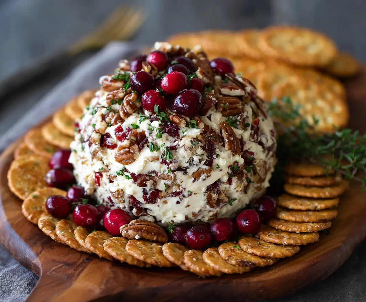 Cranberry Pecan Cheese Ball