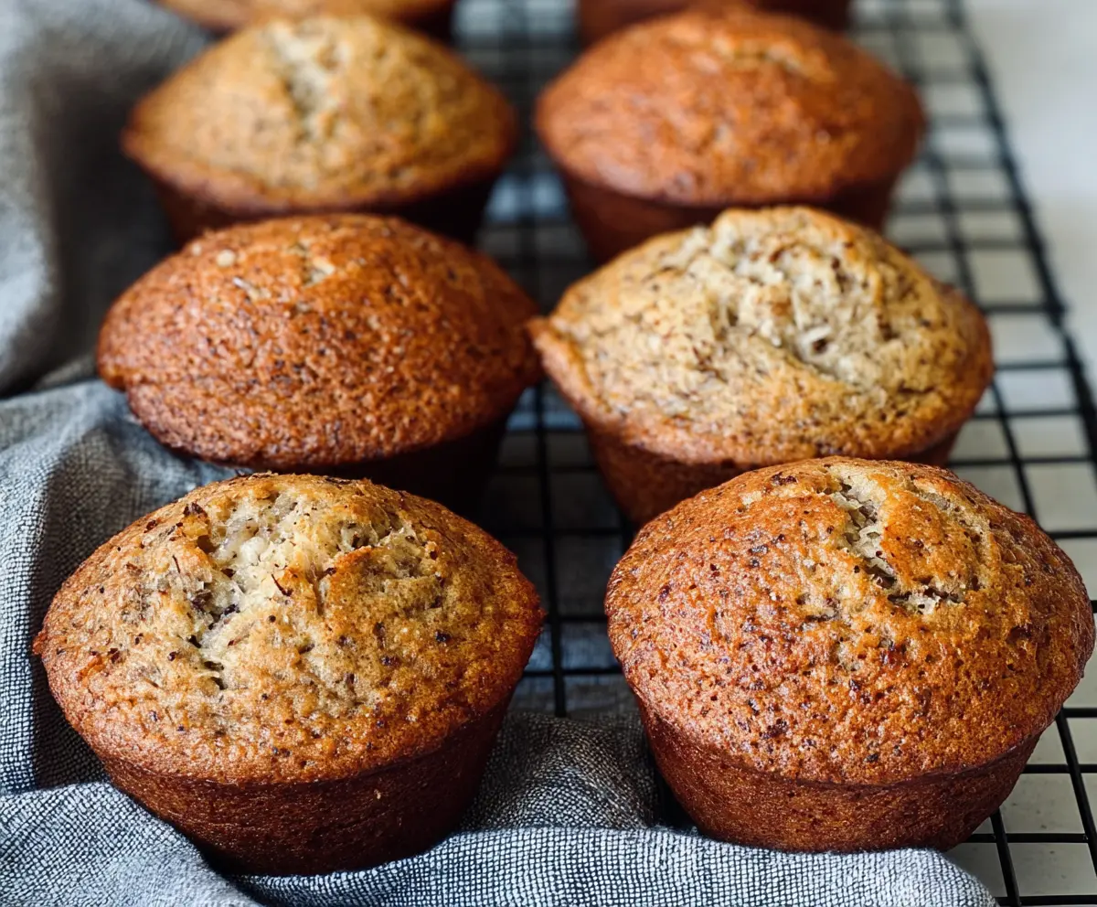 Delicious sourdough discard banana bread muffins for a quick and healthy snack