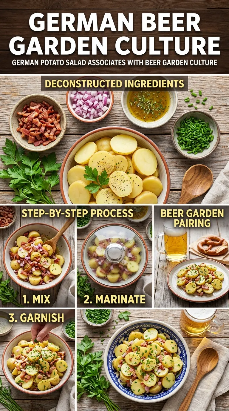 Authentic German Potato Salad warm tangy bacon