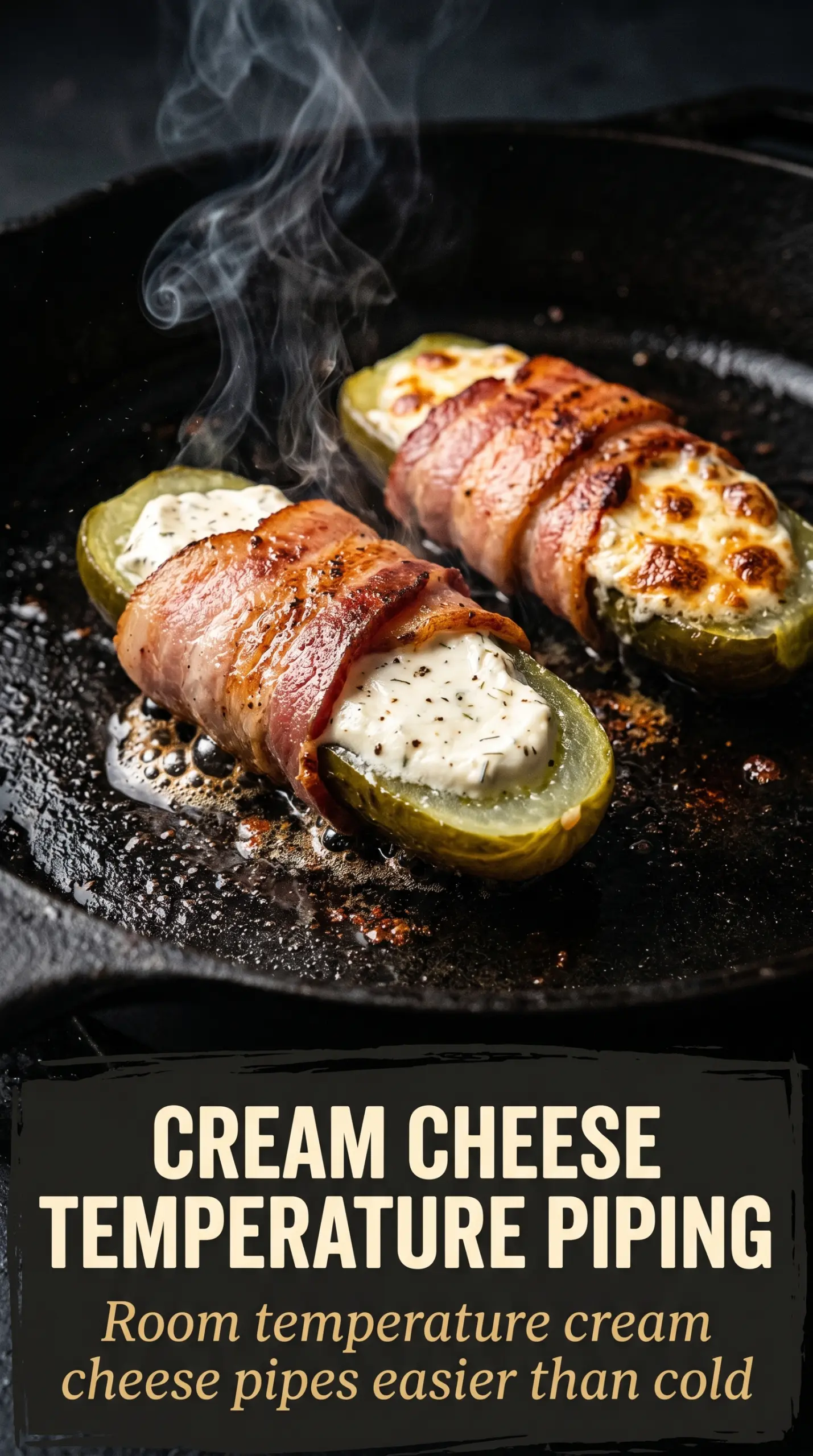 Bacon Wrapped Pickles Stuffed With Cream Cheese crispy tangy creamy