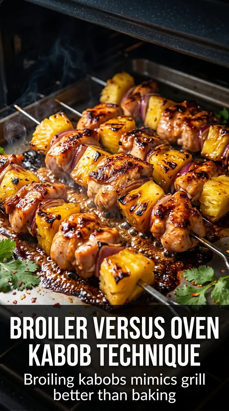 Baked pineapple chicken kabobs caramelized juicy colorful