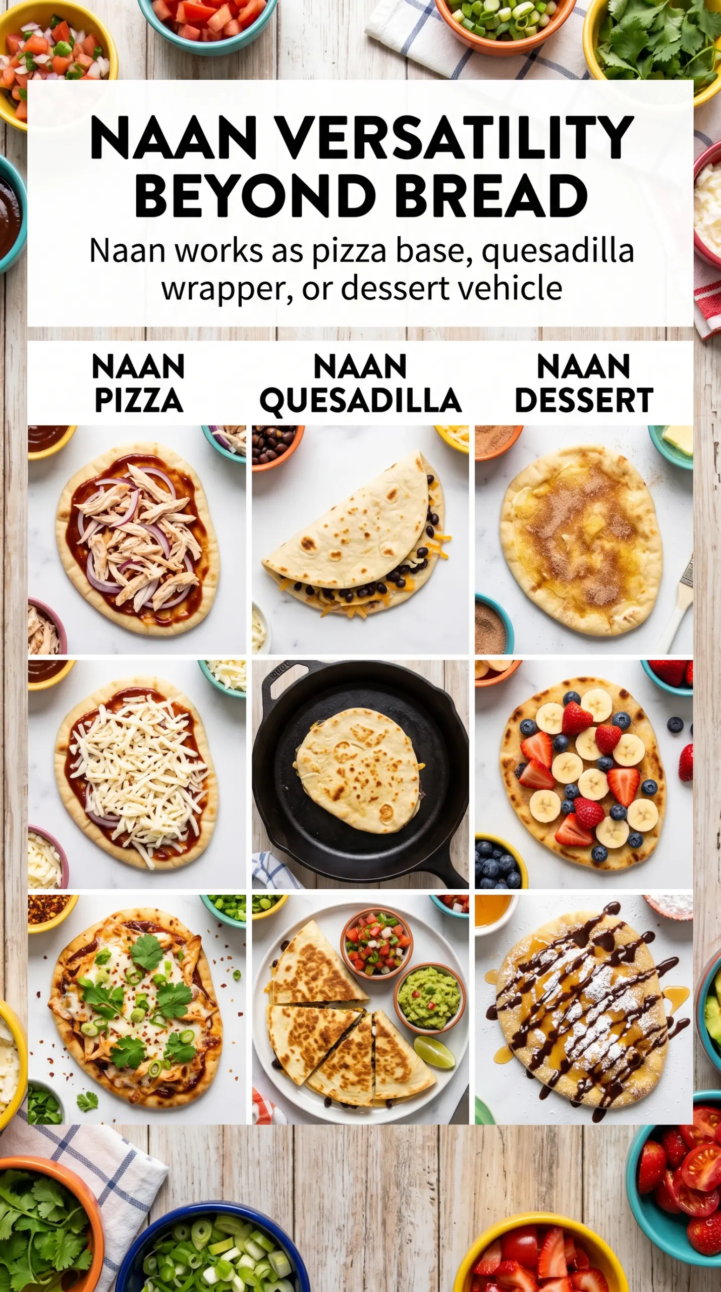 BBQ Chicken Naan Pizzas grilled crispy cheesy