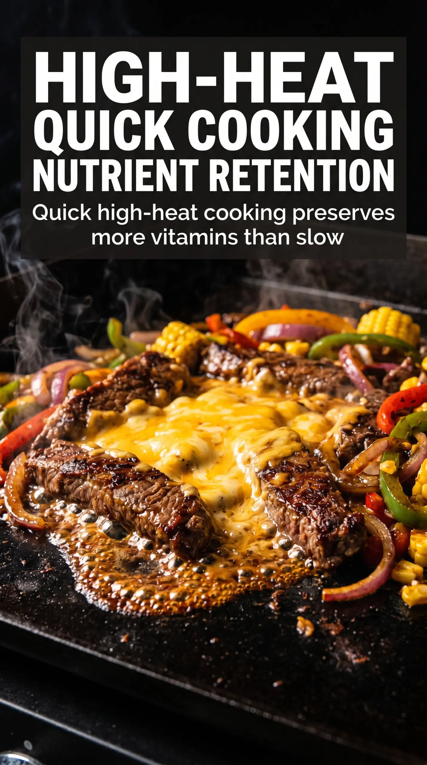 Blackstone Cowboy Stir Fry steak peppers corn