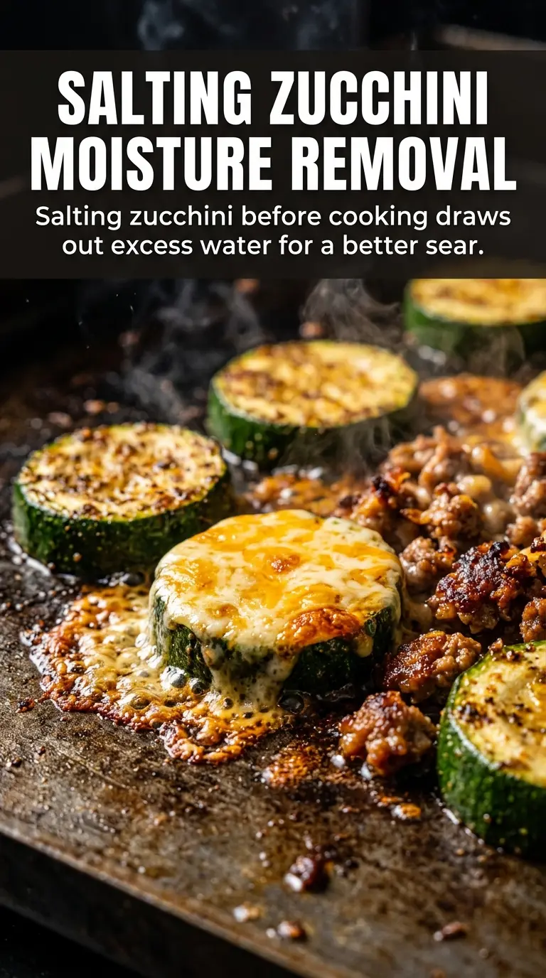 Blackstone Griddle Zucchini charred Parmesan