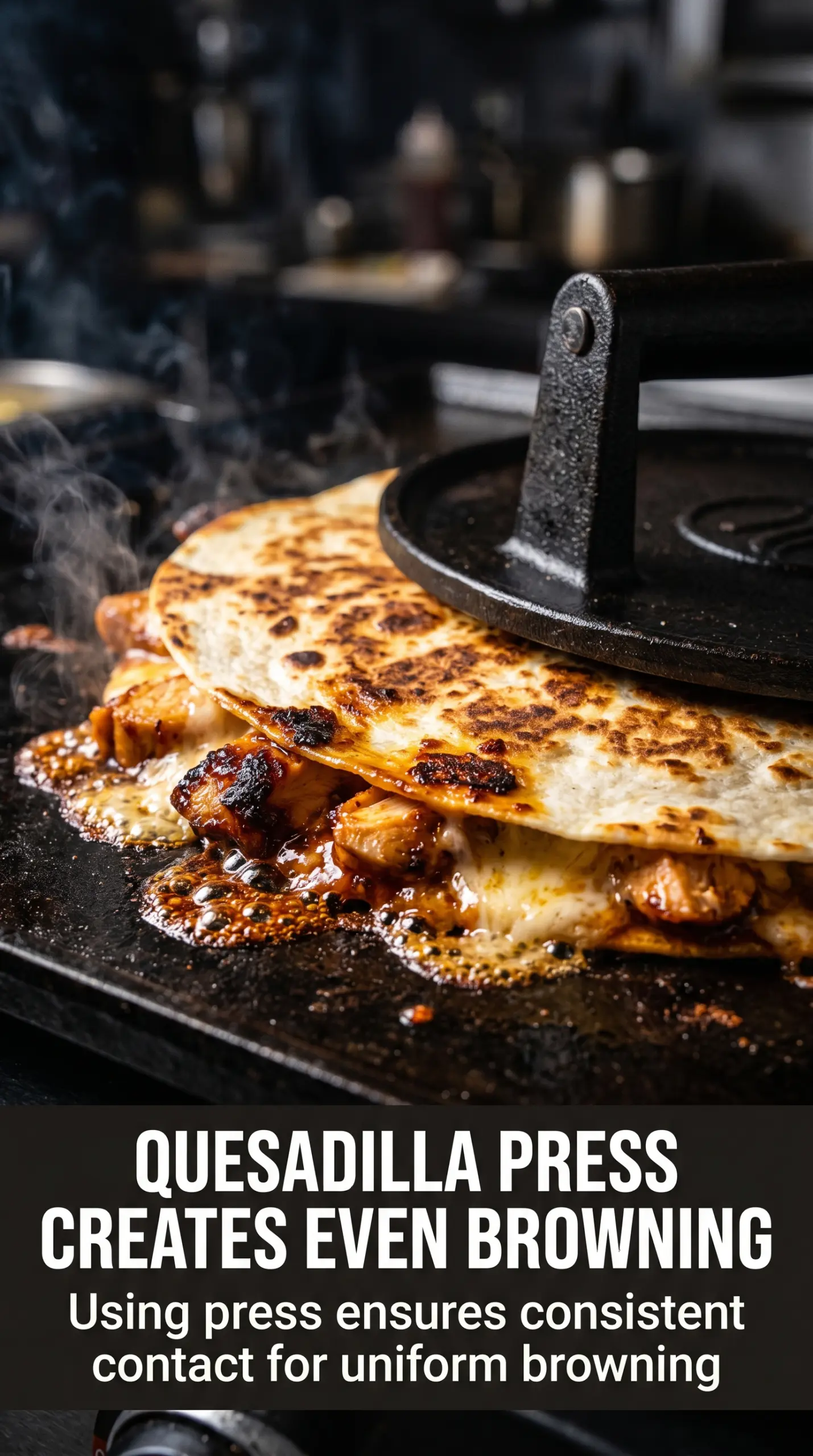 Blackstone Hot Honey BBQ Chicken Quesadillas cheesy spicy sweet