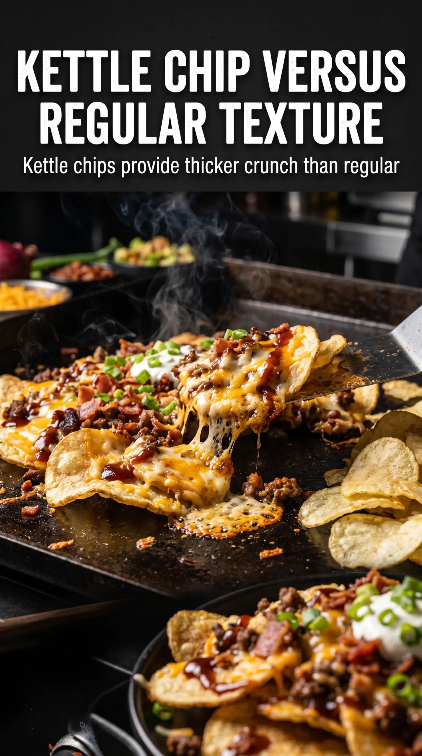 Blackstone loaded potato chips crispy cheesy bacon