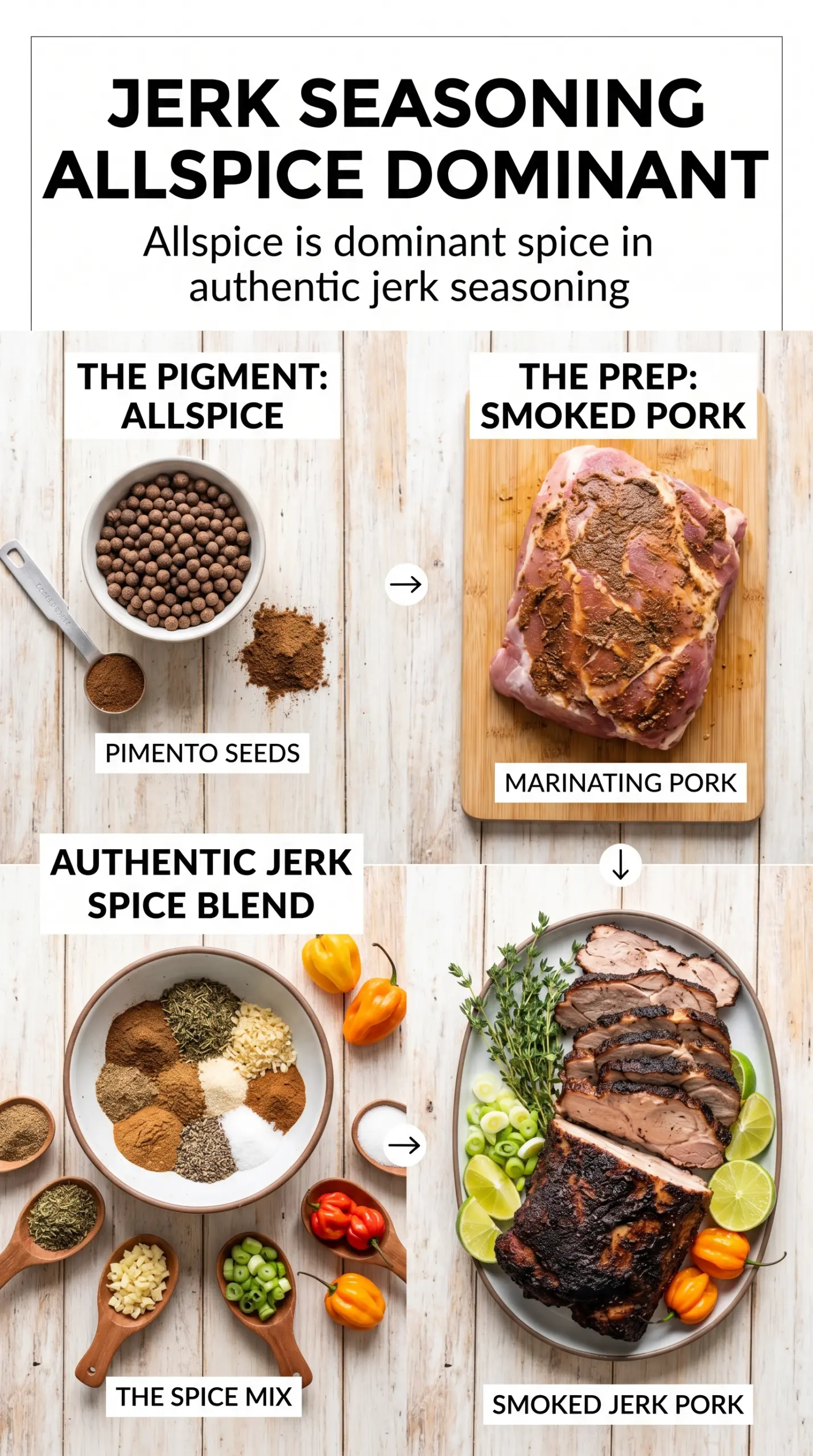Caribbean Jerk Smoked Pork smoky spicy pork shoulder