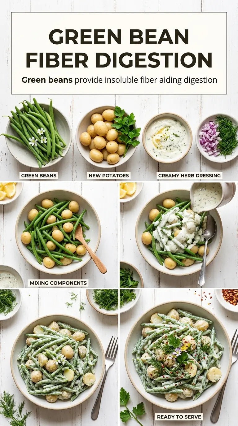 Creamy Green Bean Potato Salad creamy herb salad
