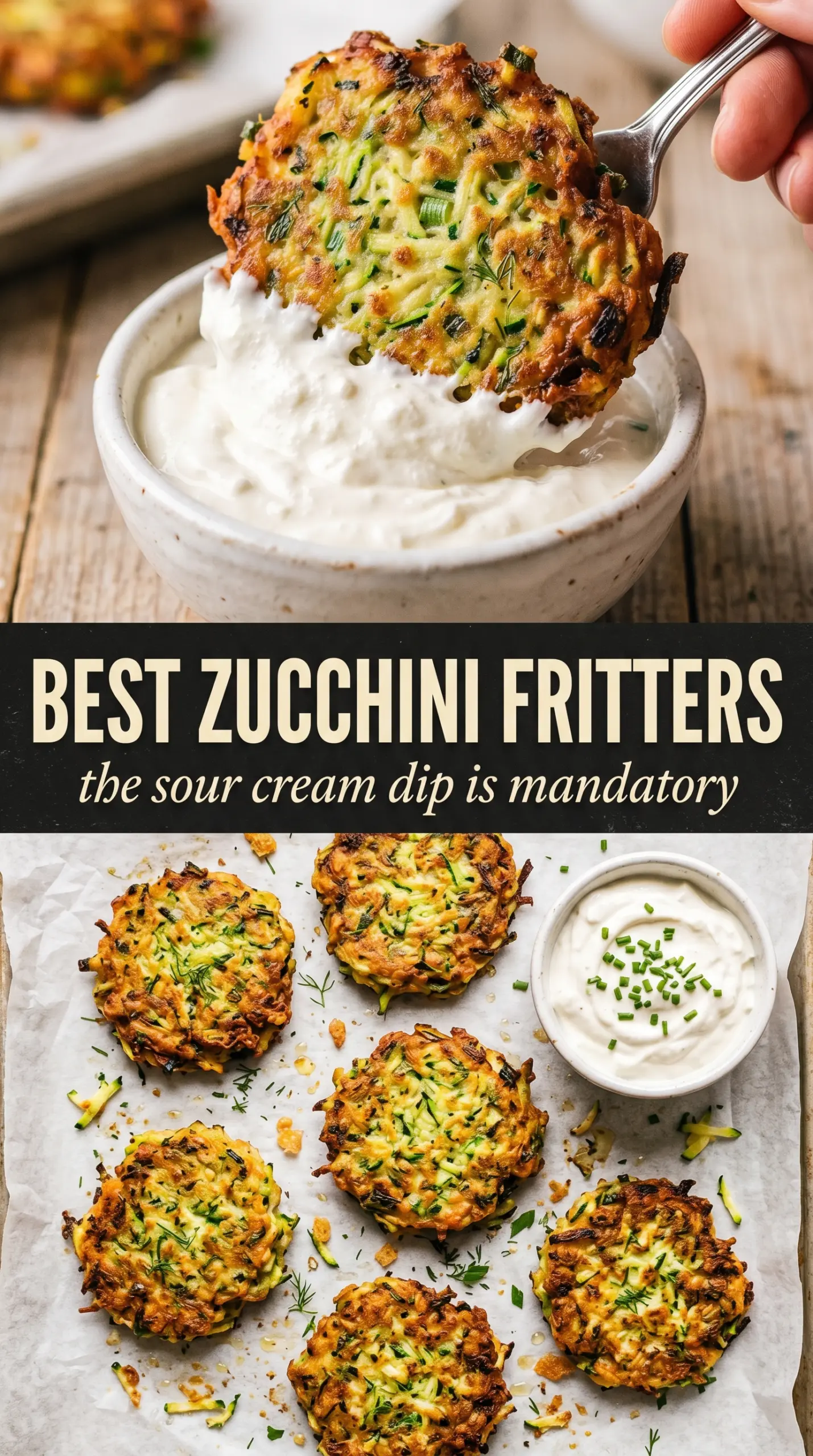 Crispy zucchini fritters golden lacy