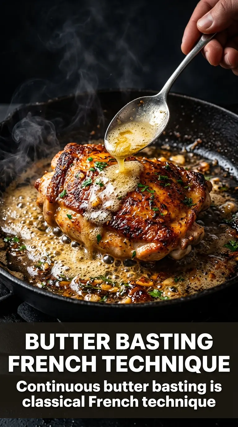 Garlic Butter Chicken, golden skillet, buttery garlic sauce