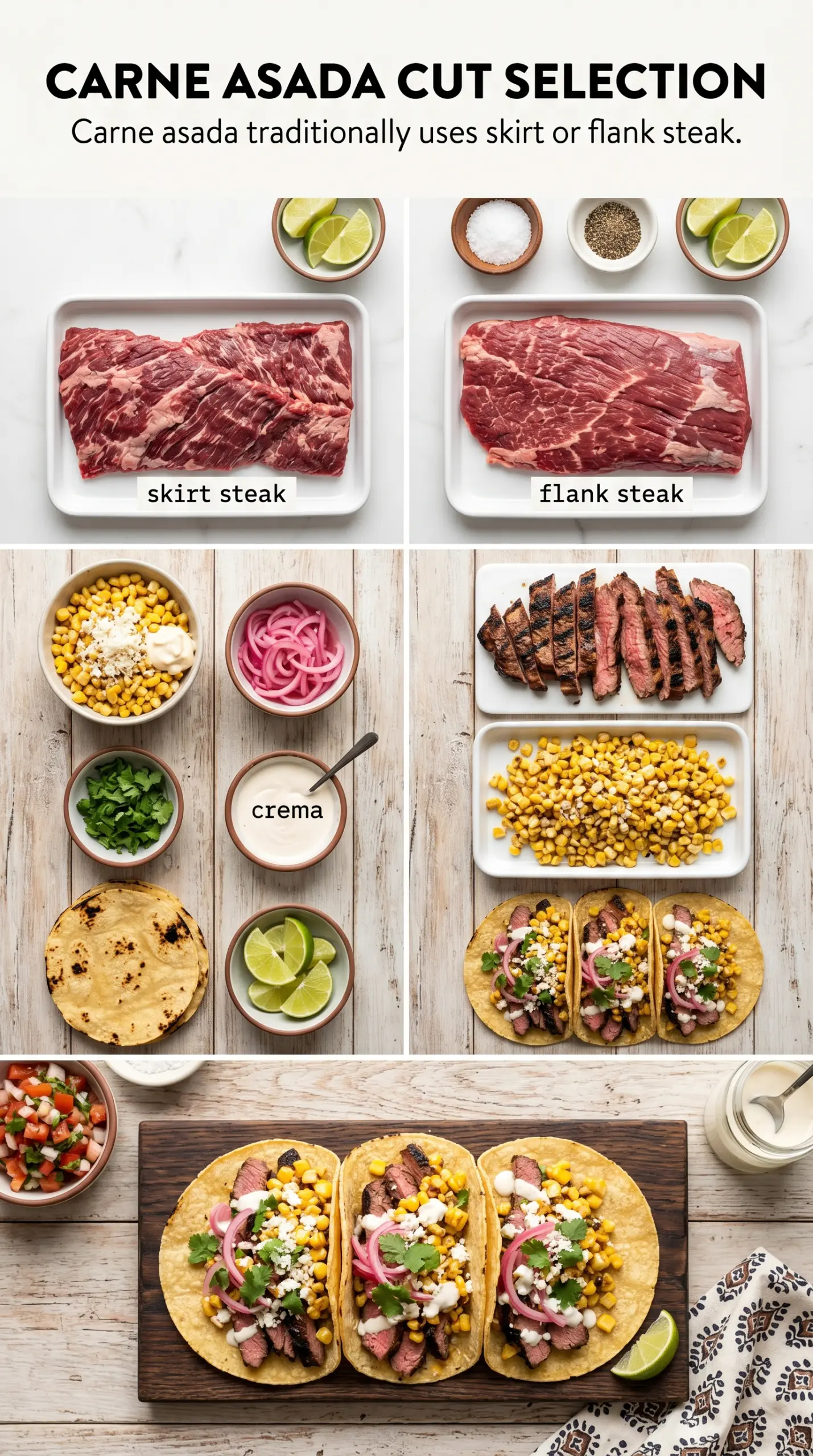 Grilled Steak Elote Tacos smoky creamy bright