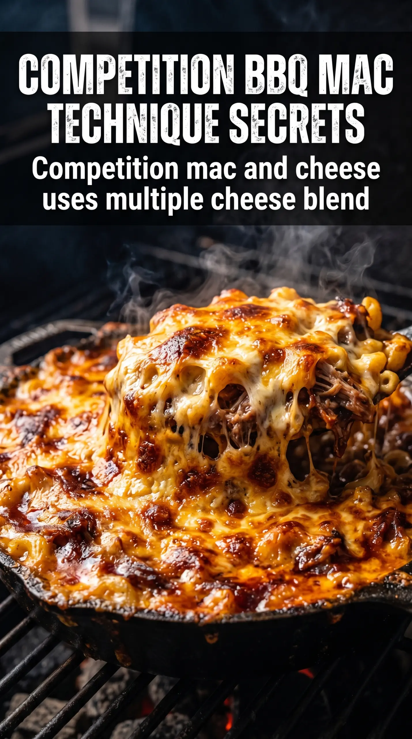 Groark Boys BBQ smoked mac and cheese creamy smoky