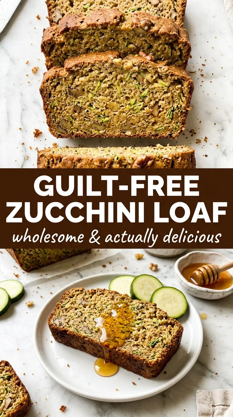 Healthy Zucchini Bread golden crumb