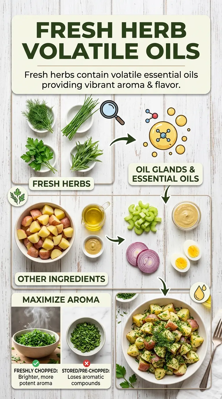 Herbed Potato Salad fresh herbs creamy dressing