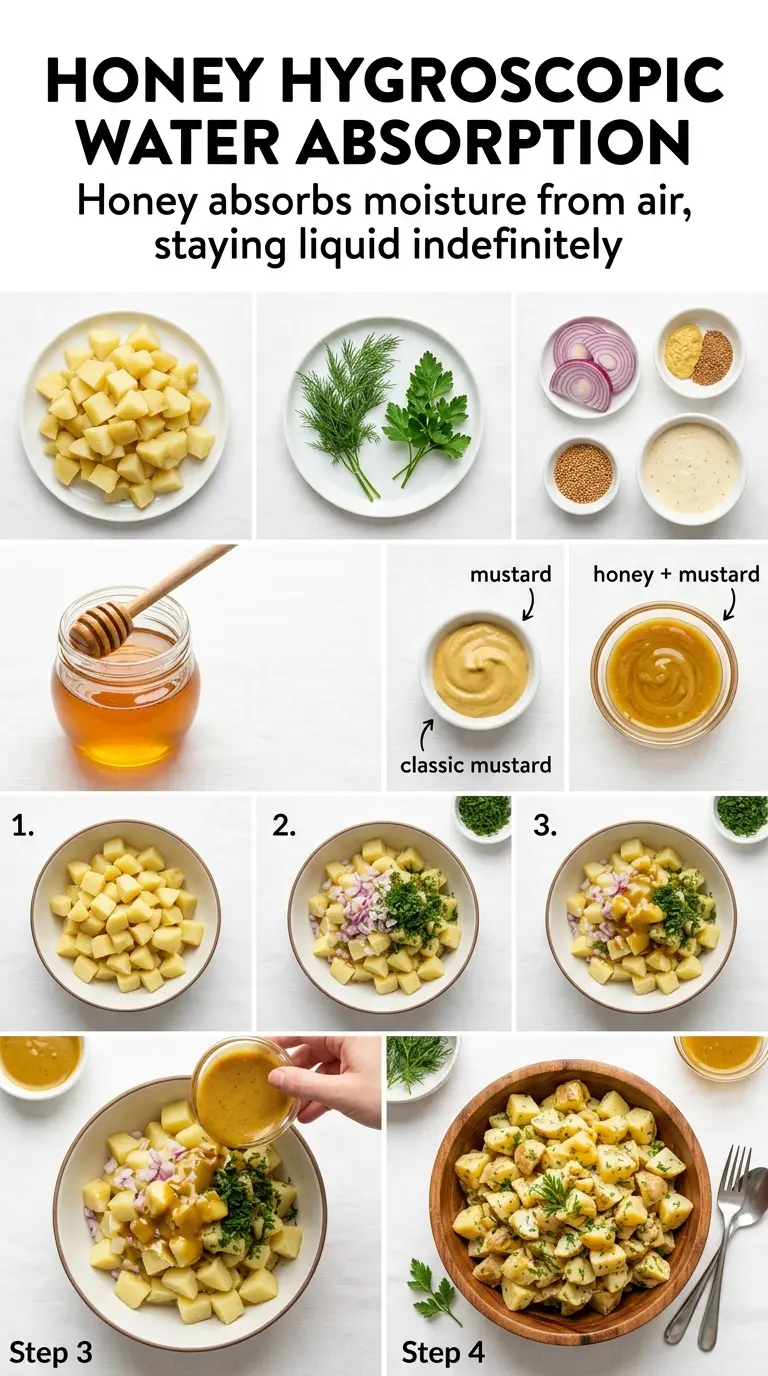 Honey Mustard Potato Salad sweet tangy creamy