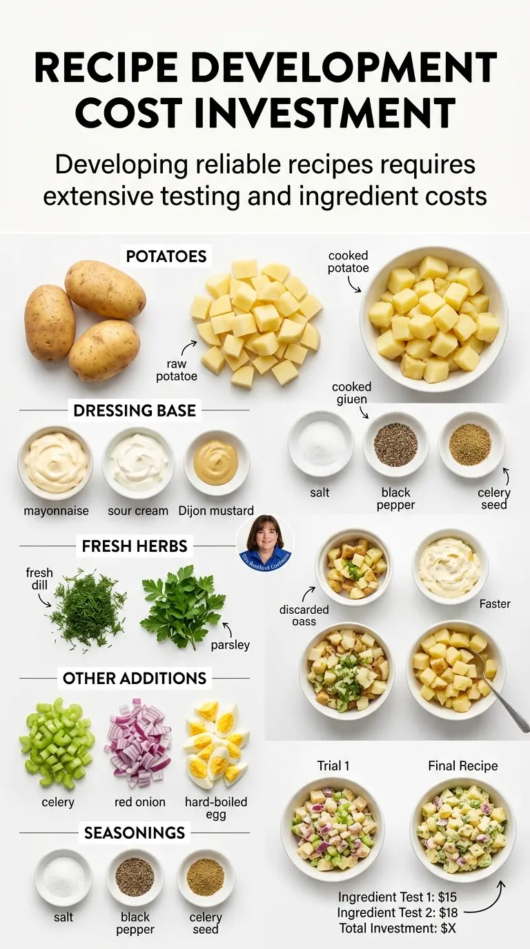 Ina Garten's Potato Salad elegant herbs creamy