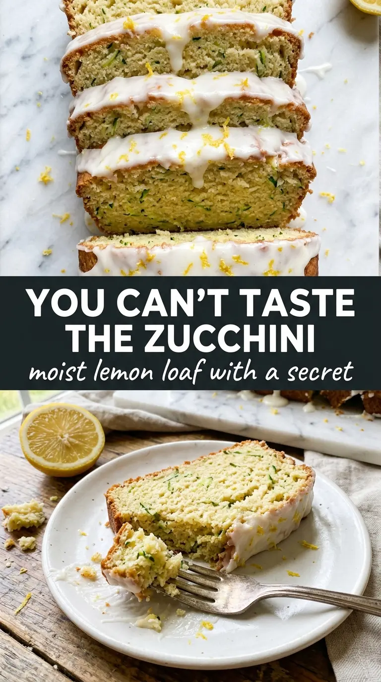 Lemon Zucchini Bread bright glazed tender