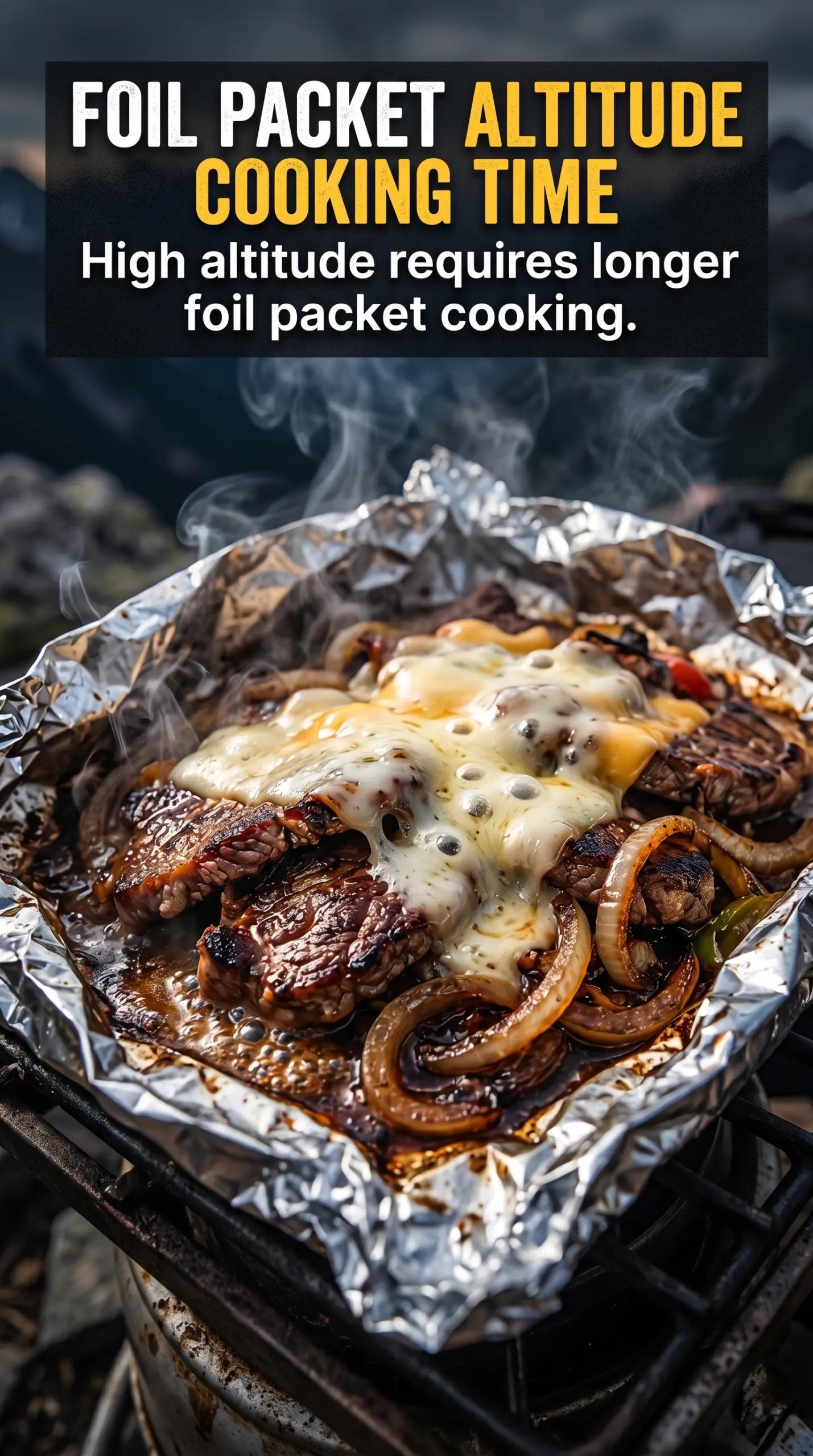 Philly Cheese Steak Foil Packet Dinners cheesy steak peppers