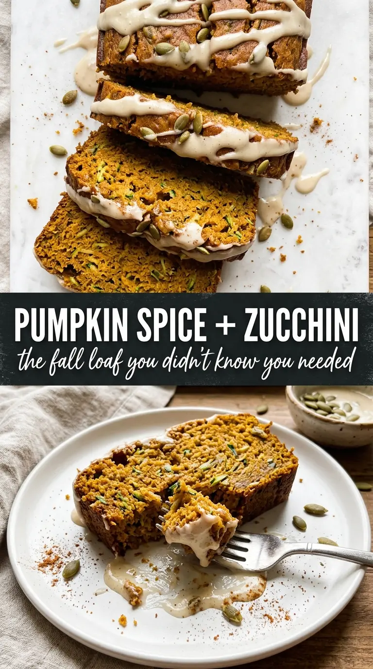 Slice of zucchini bread on a plate