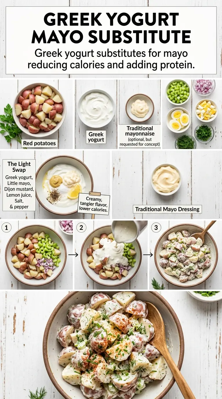Light fresh potato salad