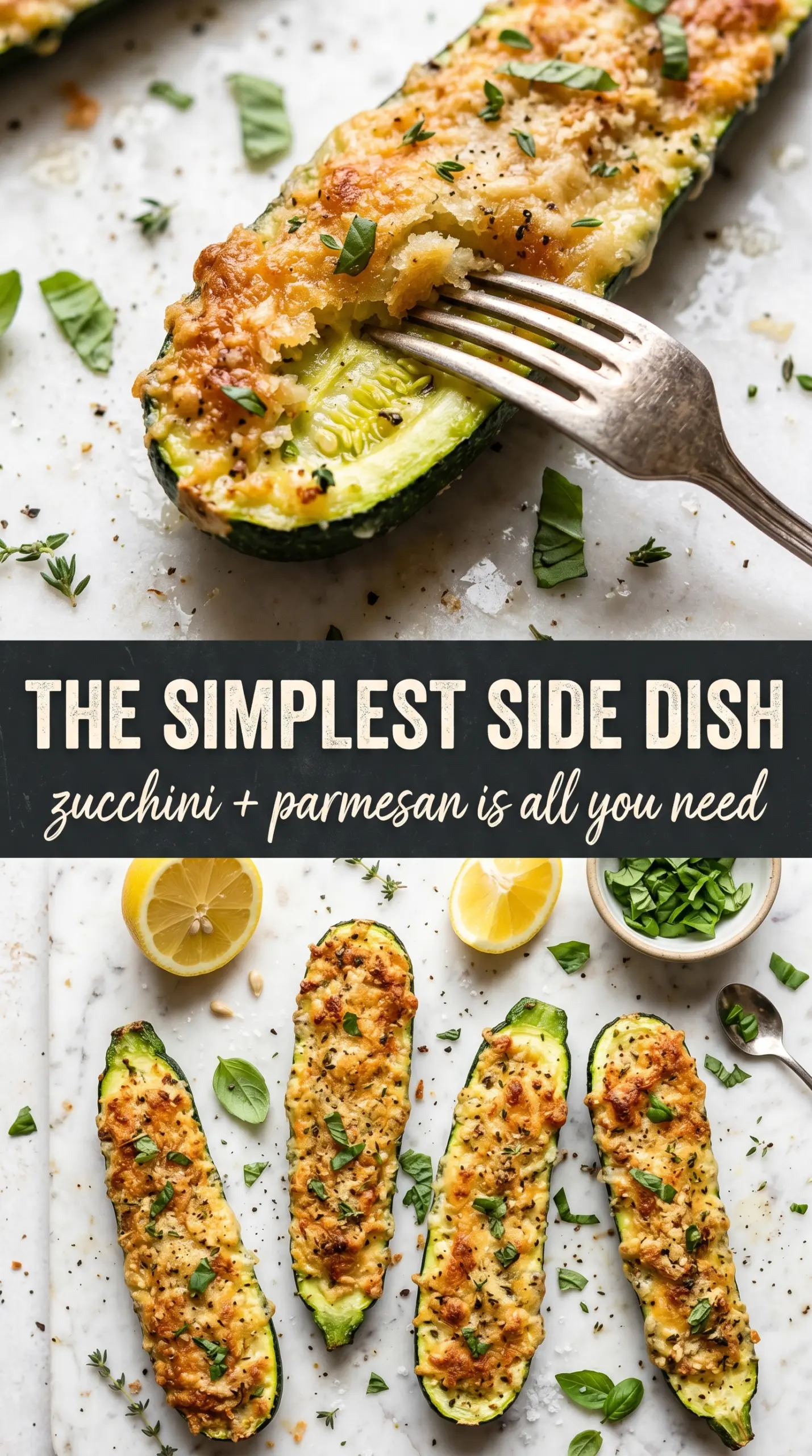 Roasted Parmesan Zucchini golden crispy spears